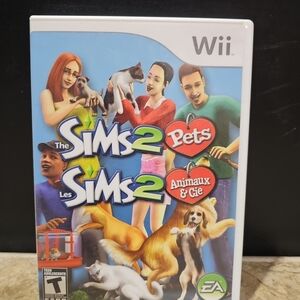 The Sims 2: Pets (Nintendo Wii, 2007) Authentic Complete In Box